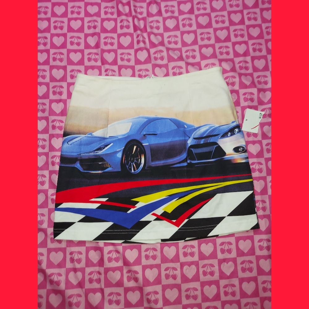 New Forever 21 Racing Skirt